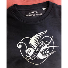 Load image into Gallery viewer, Navy blue & off white kids sweater