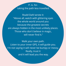 Load image into Gallery viewer, P. IS. FOR. TAKING THE PATH LESS TRAVELLED (Pink, Regular fit)