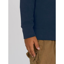 Load image into Gallery viewer, Navy blue & off white kids sweater