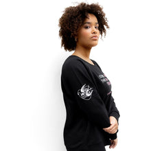 Load image into Gallery viewer, T. IS. FOR. THE VIBE THAT ATTRACTS YOUR TRIBE (Black, Loose fit)