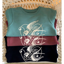 Load image into Gallery viewer, Teal &amp; off white kids sweater
