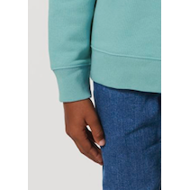 Load image into Gallery viewer, Teal &amp; navy blue kids sweater
